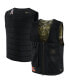 Фото #1 товара Men's Black/Camo New York Giants 2020 Salute to Service Logo Utility Full-Zip Vest