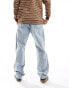 Weekday Space relaxed fit straight leg jeans in opulent blue