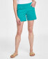 Women's Mid-Rise Pull-On Shorts, Created for Macy's