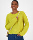 Women's Chunky-Knit Crewneck Sweater, Created for Macy's