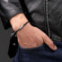 Фото #3 товара Men´s Ryder Black Leather Bracelet PEAGB0036201