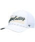 Фото #2 товара Men's White Oakland Athletics Downburst Hitch Snapback Hat