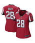 Фото #2 товара Женская блузка Nike футболка игровая Warrick Dunn "Atlanta Falcons" в красном цвете.