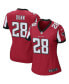 Women's Warrick Dunn Red Atlanta Falcons Retired Player Game Jersey