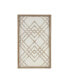 Exton Two-Tone Overlapping Geodesic Wood Panel Wall Decor