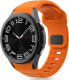 Фото #1 товара Tech-Protect Pasek Tech-Protect Silicone Line Samsung Galaxy Watch 4/5/5 Pro/6/7/FE Orange