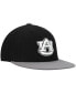 ფოტო #4 პროდუქტის Men's Black, Gray Auburn Tigers Team Color Two-Tone Fitted Hat
