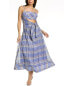 Фото #1 товара Cinq À Sept Loise Midi Dress Women's Blue 0