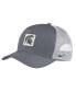 ფოტო #1 პროდუქტის Men's Gray and White Michigan State Spartans Classic99 Trucker Snapback Hat