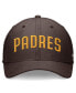 Фото #4 товара Men's Brown San Diego Padres Primetime Performance SwooshFlex Hat