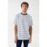 ფოტო #1 პროდუქტის SALSA JEANS Striped Regular Fit short sleeve T-shirt