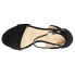 CL by Laundry Gaily Metallic Platform Womens Black Dress Sandals IGAS02FIE-90Z