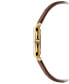 ფოტო #2 პროდუქტის Women's Swiss Toccata Brown Leather Strap Watch 22.6x28.1mm