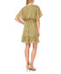 Фото #2 товара Women's Smocked Waist Serene Paisley Mini Dress