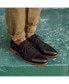 Фото #10 товара Men's Jack Handcrafted Leather, Velvet and Wool Dress Shoes