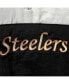 Фото #5 товара Ветровка с капюшоном женская Mitchell & Ness черная Pittsburgh Steelers Half-Zip.