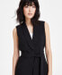 ფოტო #3 პროდუქტის Women's Shawl-Collar Belted Vest