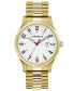 ფოტო #1 პროდუქტის Men's Gold-Tone Stainless Steel Bracelet Watch 40mm