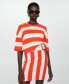 Фото #3 товара Women's Striped Ribbed Knit Dress