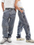 Фото #1 товара Reclaimed Vintage unisex loose fit motor cross jean in washed blue