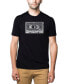 Фото #1 товара Men's Premium Word Art T-Shirt - The 80's