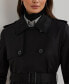 Women's Belted Water-Resistant Trench Coat