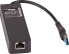 Фото #3 товара HUB USB Akyga 1x RJ-45 + 3x USB-A 3.0 (AK-AD-32)