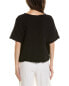 9Seed Gauze T-Shirt Women's Black P/S