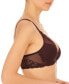 Фото #3 товара Women's Feathers Lace Contour Underwire Plunge Bra 730023