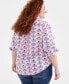 ფოტო #4 პროდუქტის Style & Co Plus Size Cotton Button Down Shirt, Created for Macy's