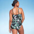 Women's Full Coverage Tummy Control Tie-Front One Piece Swimsuit - Kona Sol