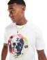 PS Paul Smith t-shirt with skull print in white