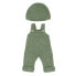 Фото #1 товара Кукла для девочек MINILAND Knitted Outfit 38 cm Overall & Beanie Hat clothing set