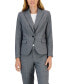 ფოტო #4 პროდუქტის Women's Plaid One-Button Notch-Collar Pantsuit