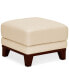 Фото #1 товара Jeddo 25" Leather Ottoman, Created for Macy's