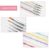 Jinlaili 5 Pieces Nail Art Liner Brush, Nail Dotting Pen, Double Ended Nail Liner Pen, Dotting Tool for Nail Art Designs