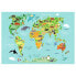 Фото #1 товара Leinwandbild Tiere Karte Animal World