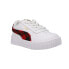 Фото #2 товара Puma Carina Winter Plaid Infant Girls White Sneakers Casual Shoes 384767-01