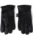 Фото #2 товара Mens Gloves Dressy Genuine Leather Warm Thermal Lined Wrist Strap