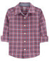 Baby Plaid Button-Front Shirt 24M