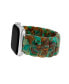 ფოტო #2 პროდუქტის Women's Green Marbled Acetate Expansion Bracelet designed for 38/40/41mm Apple Watch