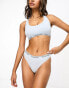 Фото #8 товара Calvin Klein Modern Seamless high waist thong in baby blue