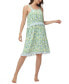 ფოტო #7 პროდუქტის Women's Printed Ruffle Babydoll Nightgown