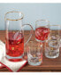 Фото #3 товара Holiday Gold Double Old Fashioned 4-piece Glass Set