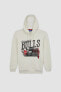 Fit Nba Chicago Bulls Boxy Fit Kapüşonlu Kalın Sweatshirt A7270ax23au