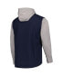 ფოტო #4 პროდუქტის Men's Navy, Heather Gray Houston Astros Alpha Full-Zip Jacket