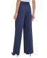 Фото #2 товара Petite High Rise Pinstripe Wide-Leg Pants