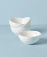 Фото #4 товара Bay Solid Colors 4 Piece All-Purpose Bowl Set, Service for 4