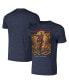 Фото #1 товара Men's Heather Navy Michael Jackson Blood On The Dance Floor T-Shirt