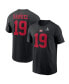 Men's Deebo Samuel Black San Francisco 49ers Super Bowl LVIII Patch Player Name and Number T-shirt